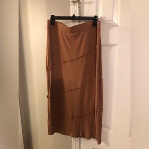 Cato Tan Pencil Skirt